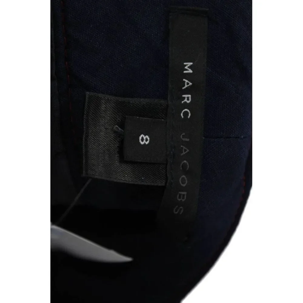 Marc Jacobs Women Mini Cargo Wool Skirt Black Size 8_4